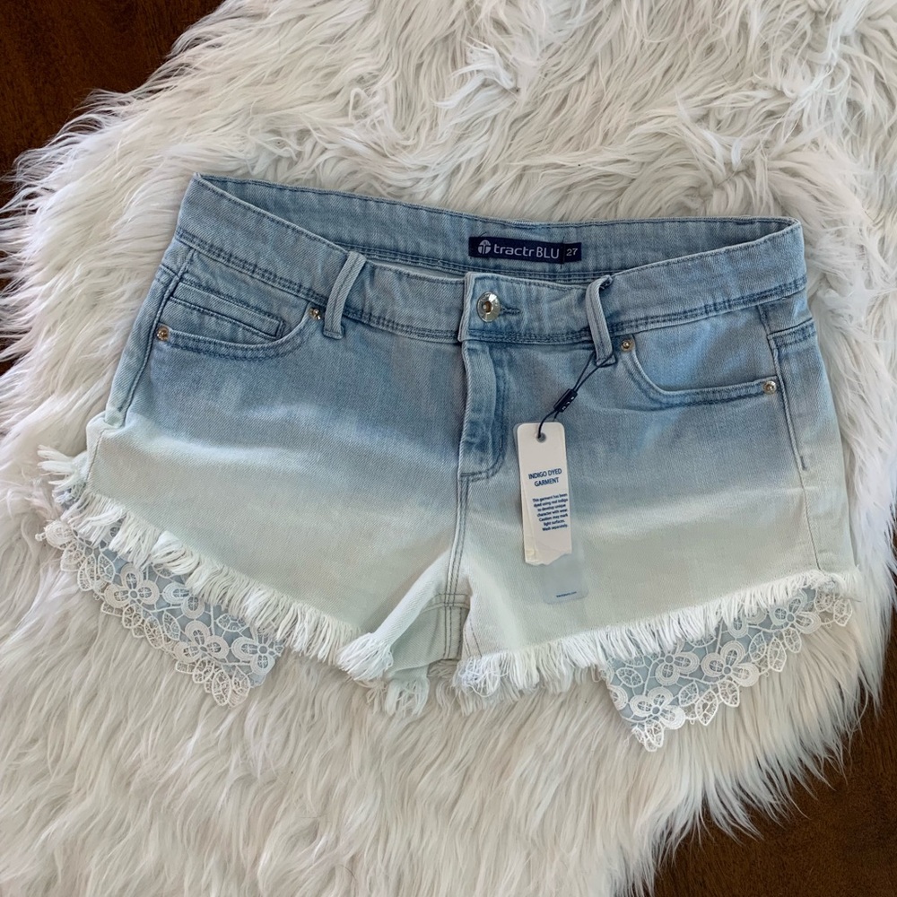 Tractr BLU ombré denim shorts